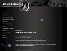 Tablet Screenshot of geraldbuthaud.fr